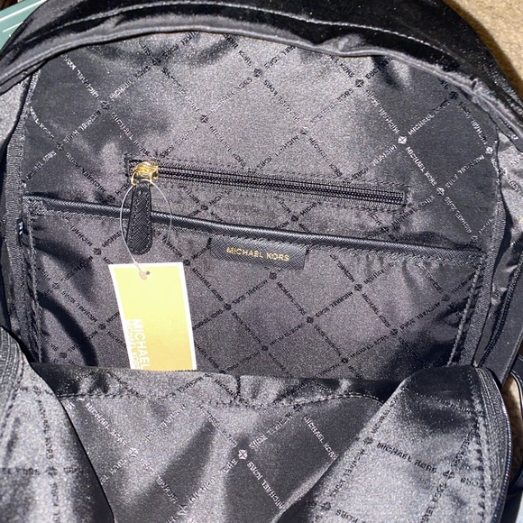 Black Michael Kors Backpack